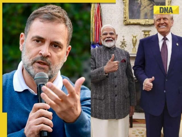 लोप राहुल गांधी का आरोप है कि भारत का व्यापार सौदे के बीच दबाव डाला जा रहा है
